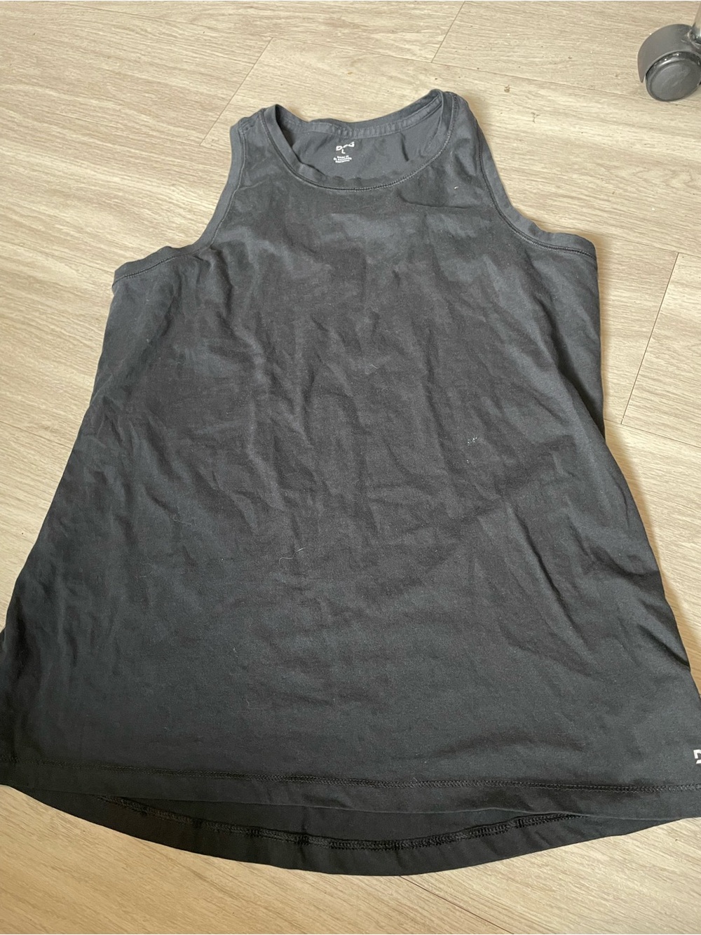 DSG Black Women's Athletic Racerback Tank Top
